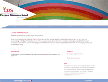 Tablet Screenshot of casperdiemerschool.nl